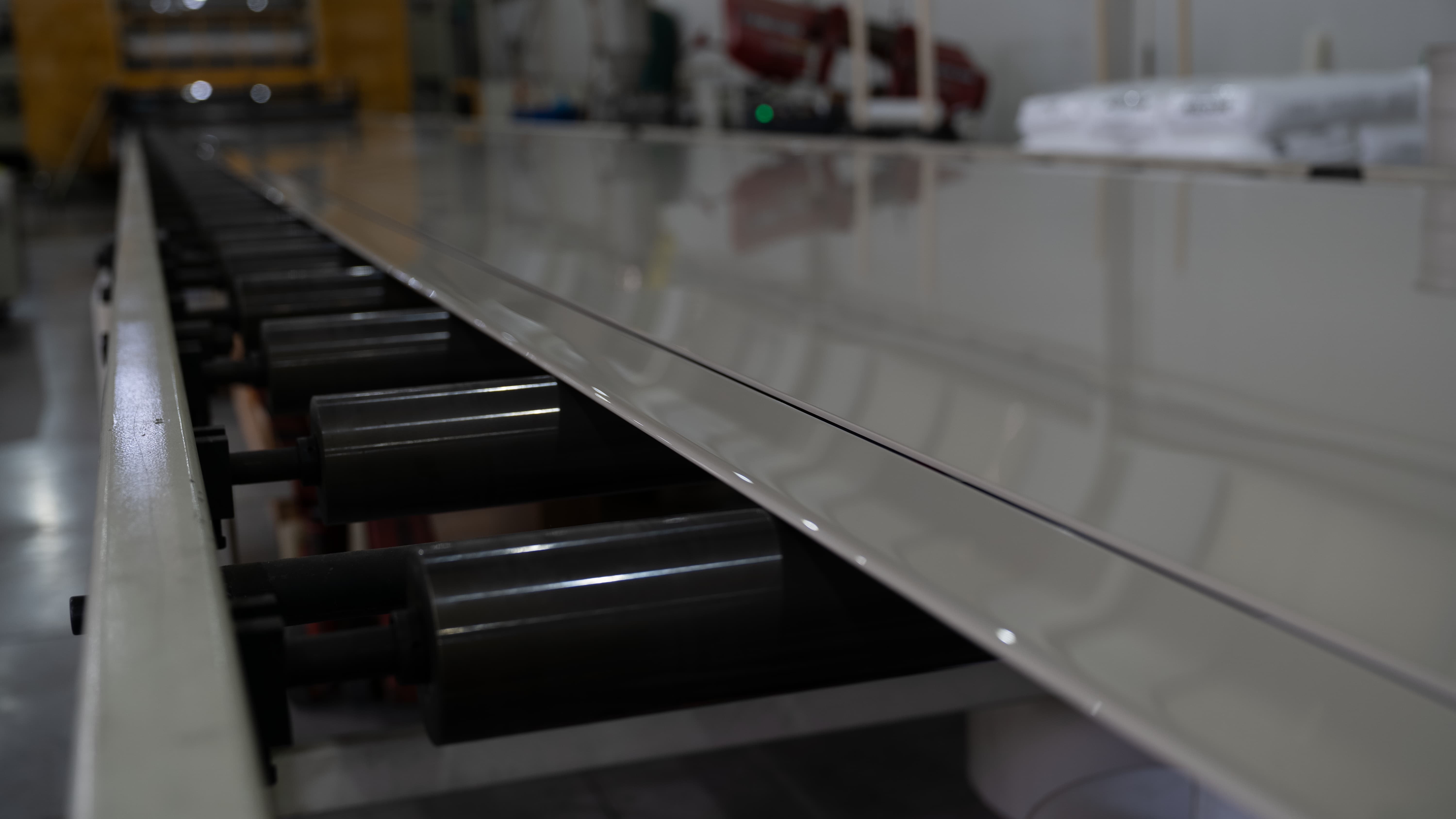 conveyor inside the Politerm plant